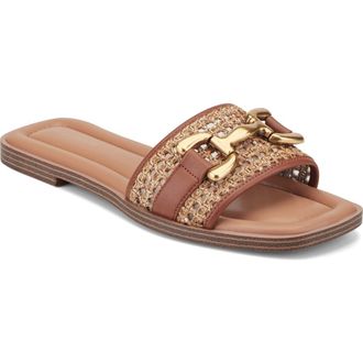 Easy Spirit Vana Bit Slide Sandal in Medium Brown at Nordstrom, Size 8.5