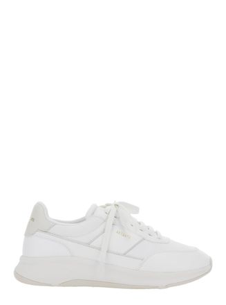 Axel Arigato genesis Neo Runner White Low Top Sneakers With Logo Lettering On Tongue And Heel In Leather Blend Man