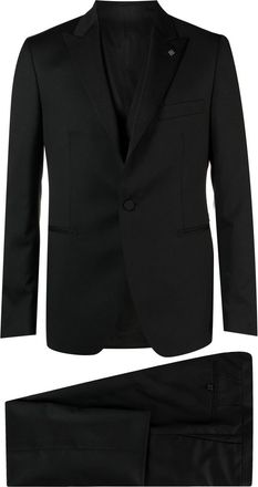 Tagliatore three-piece tuxedo suit - men - Virgin Wool/Cupro/Viscose/Cotton/Modal - 50 - Black