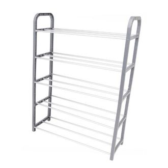 Trade Shop Zapatero De Pl&aacute;stico 5 Niveles Ahorro De Espacio 50x19x68cm Zapatero Casa