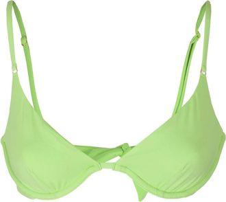 Melissa Odabash Kanten Bralette zonder Beugel - Dames - Bikinis - Groen - XL - Badmode