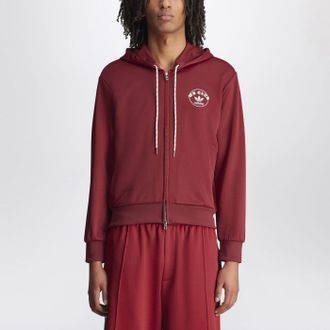 adidas Bordeaux hooded sweatshirt in cotton blend