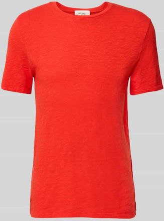 American Vintage American Vintage T-Shirt mit geripptem Rundhalsausschnitt Modell BYSAPICK in Rot, Gr&ouml;&szlig;e L