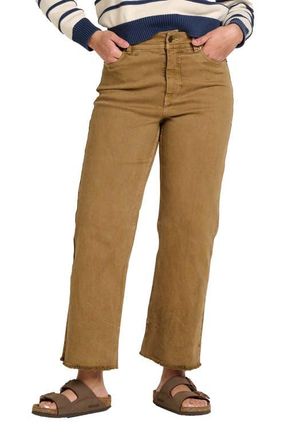 Toad & Co Womens Balsam Cutoff Jean in Honey Brown at Nordstrom, Size 10