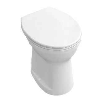 Villeroy & Boch Villeroy&boch - Inodoro De Suelo O.novo, Plano, Salida Vertical 355 X 465 Mm, Blanco