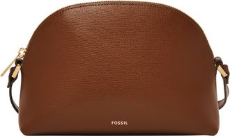 Fossil Womens Bri Leather Dome Crossbody