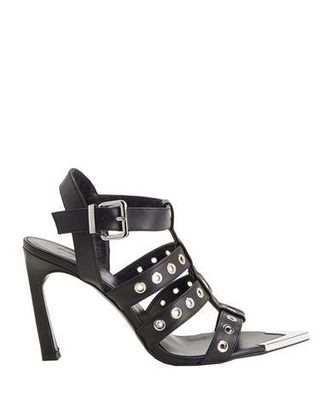 8 by YOOX LEATHER HIGH SANDAL POINTED TOE