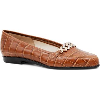 Amalfi By Rangoni Oste Loafer in Bruciato Cocco Bengala at Nordstrom, Size 8.5