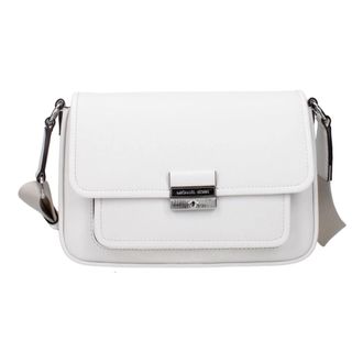 Michael Kors Tassen, Dames, Wit, ONE Size, Leer, Leren Crossbodytas