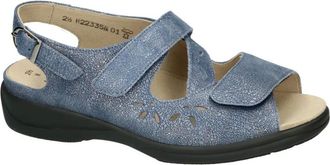 Solidus Schoenen, Dames, Blauw, 36 EU, Leer, LIA Sandal