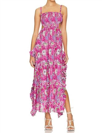 Caroline Constas Margo Gown Dress In Pink
