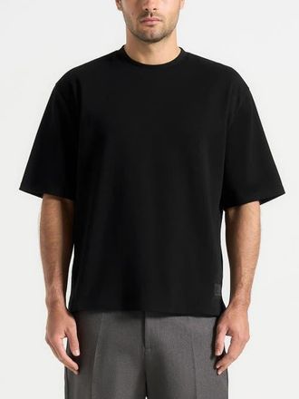 Mani&egrave;re De Voir Relaxed Fit Cotton T-Shirt in Black at Nordstrom, Size X-Small