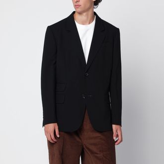 Ami Blazer dritto nero in lana