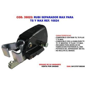 Rubi Separador Max Para Ts Y Max 18824 Separador Max Para Ts Y Max 18824