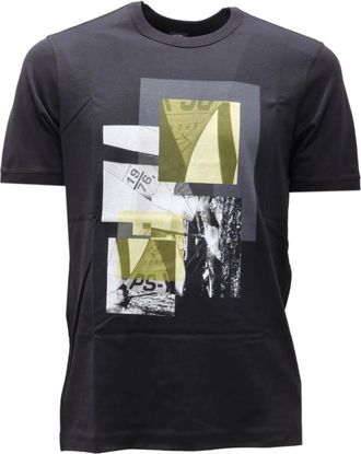 Paul & Shark Katoenen Gebreide Trui Model 21411105 - Heren - T-shirts - Zwart - S - Katoen - Tops