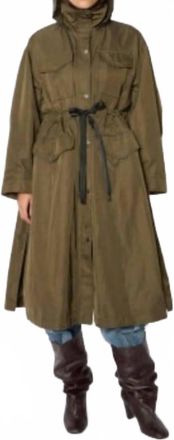 BERENICE Gala Parka Long Jacket In Black