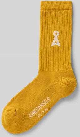 Armedangels Armedangels Socken aus Baumwoll-Mix Modell SAAMUS BOLD in GELB, Gr&ouml;&szlig;e 35-38