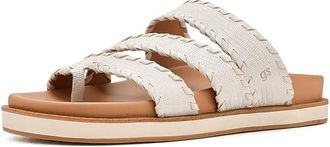 Gentle Souls Niles Whip Womens Sandals Snow Leather : 9.5 M, Suede