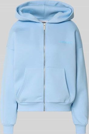 Review Relaxed Fit Sweatjacke mit Kapuze in Hellblau, Gr&ouml;&szlig;e XL