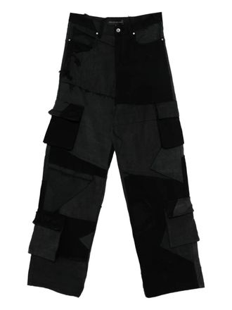 Who Decides War by Ev Bravado Denim jack met vlakken - Zwart