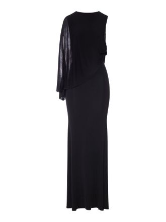 Self Portrait LONG ONE-SHOULDER KNIT DRESS - Self-portrait - Woman