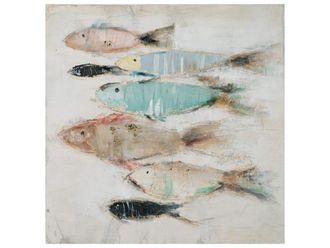 Schubiger M&ouml;bel Bild Fischschwarm 2
