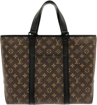 Louis Vuitton Pre-owned Monogram Macassar Weekend Tote Bag - Dames - Vintage Shopper - Bruin - ONE Size - Vintage