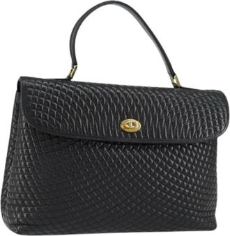 Bally Pre-owned Handbags, female, Black, Size: ONE SIZE Pre-owned Leather Handbag