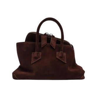 The Attico La Passeggiata Top Handle Bag - Dames - Handtassen - Bruin - ONE Size - Leer - Tassen