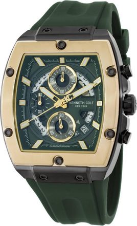 Kenneth Cole Chronograph Quartz Green Dial Mens Watch KCWGO0067601