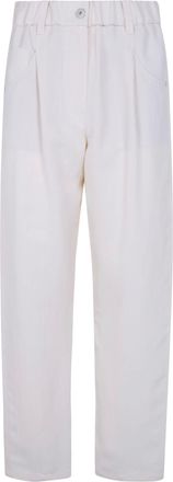 Brunello Cucinelli Straight Natural Trousers