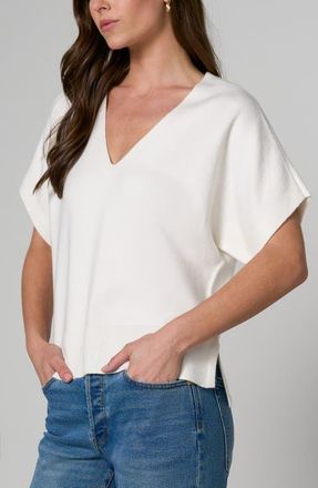 Liverpool L.A. V-Neck Dolman Pullover in Whipped Cream at Nordstrom, Size X-Small