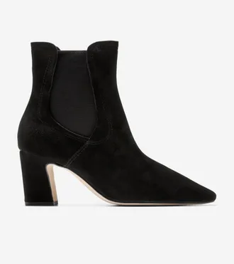 Cole Haan Womens Blanche Snip Toe Chelsea Booties - Black Size 10.5