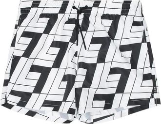 Emporio Armani Swim Shorts - Heren - Strandmode - Zwart - L - Polyester - Badmode