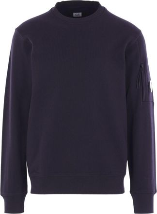 C.P. Company Navy Blue Crew-neck Sweatshirt