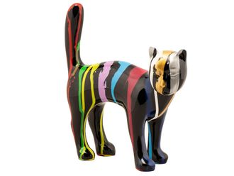Schubiger M&ouml;bel Skulptur Bunte Katze 3