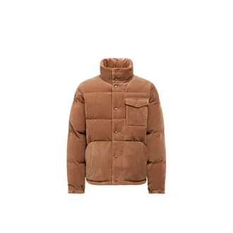 Moncler Moncler Serrant Corduroy Short Down Jacket, Men, Brown, Size: 2