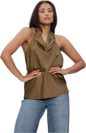 Gestuz Tops, Dames, Groen, XL, GZcerina SL Top