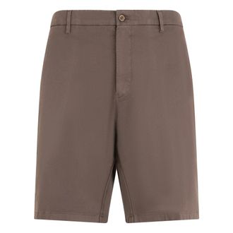 Fedeli Casual Shorts, male, Brown, Size: 3XL Moon Cotton Old Chino Shorts