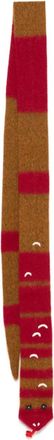 YanYan Knits Sciarpa a forma di serpente - Rosso