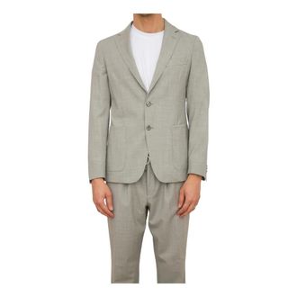 HUGO BOSS Jassen, Heren, Grijs, XL, Wol, C-Hanry Jas