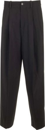Off-white Broeken, Heren, Zwart, L, Katoen, Virgin Wool Broeken