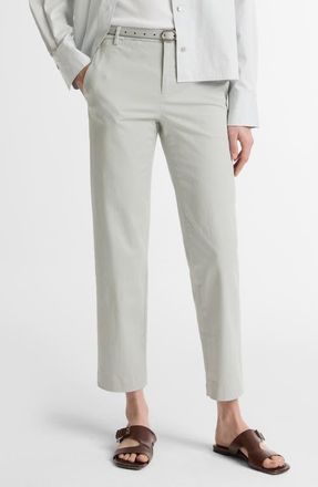 Vince Avery Mid Rise Chino Pants in Pale Tide at Nordstrom, Size 00