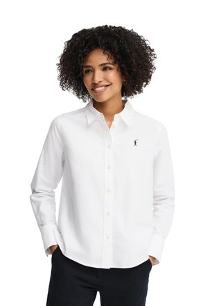 Polo Club Womens Long Sleeve Regular Fit Shirt SHIRT-L-S25 - White - Size X-Large