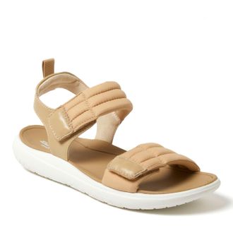 Dearfoams Womens Thea Quarter Strap Sandal