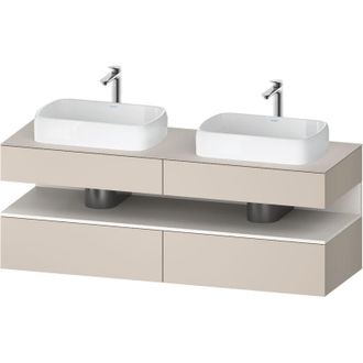 Duravit Qatego Consola Mueble Bajo Lavabo, 2 Extensiones, 2 - Duravit