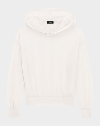 Theory Sheer Blouson Hoodie