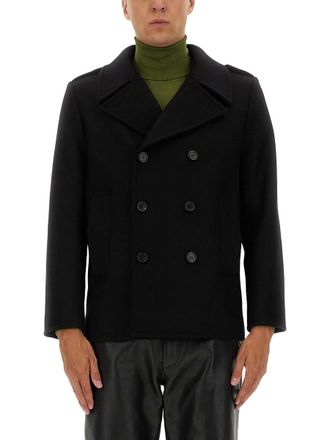 Saint Laurent Coat Manteau M43I Retouch