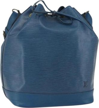 Louis Vuitton Pre-owned Vintage Bucket Bag - Dames - Vintage Tas - Blauw - ONE Size - Leer - Vintage