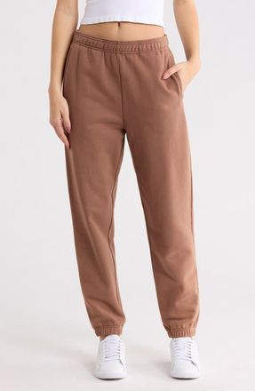 Wishlist French Terry Sweatpants in Chocolate at Nordstrom Rack, Size Medium